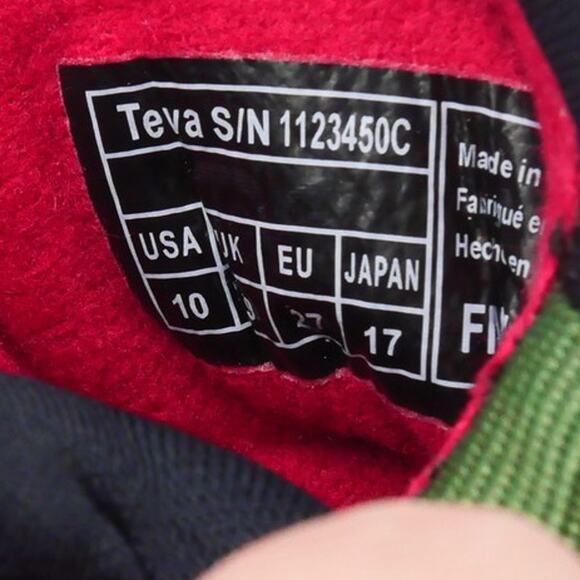 New Teva Toddler Kid's 10 ReEmber Moc Slip On Shoes  Persian Red Brown - Picture 11 of 12